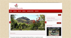Desktop Screenshot of caminosanluis.com.ar